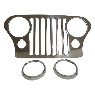 RT Off-Road Grille Overlay (Stainless Steel) - RT34031
